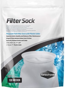 Seachem Shark Bag Filter Sock - 100 Micron – 17.5cm X 40.5cm