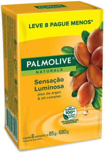 2 Pacotes - Sabonete em Barra Palmolive Naturals Sensação Luminosa 85g - 16 Unidades