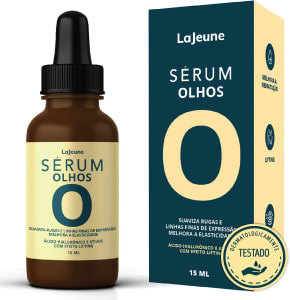 Serum Olhos + Ácido Hialurônico + Ativos com Efeito Lifting - 99% Ingredientes Naturais - Reduze rugas + atenua olheir