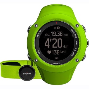 Relógio Monitor Cardíaco Suunto AMBIT3 Run Lime Verde