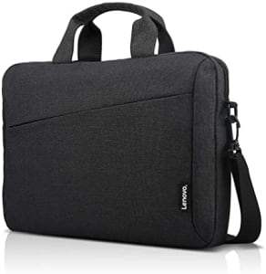 Bolsa de ombro Lenovo T210 para notebook ou tablet de 15.6 polegadas, tecido elegante, durável e impermeável GX40Q17229, preta