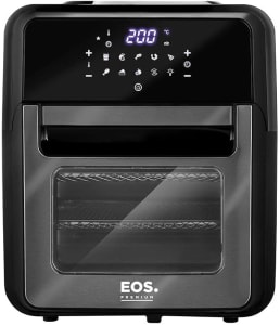 Fritadeira Sem Óleo Air Fryer EOS Premium 12L Digital Touch Titanium EAF12T 110V