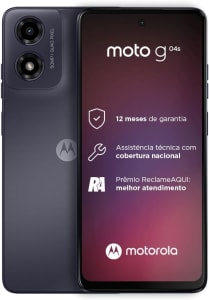 Smartphone Motorola Moto G04S 4G 128GB Tela 6,6" 4GB + 4GB RAM Boost