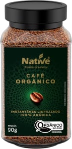 Native, Café Solúvel Liofilizado Orgânico 90g