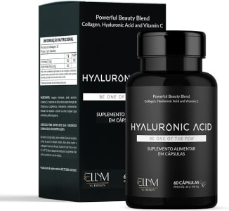 Hyaluronic Acid 60 Cápsulas Ellym Nutrition Ácido Hialurônico Colageno Hidrolisado Vitamina C Suplemento Anti Idade