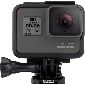 Câmera Digital Gopro Hero 6 à prova d'água 12MP com Wi-Fi e Gravação 4K - Preto 