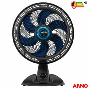 Ventilador de Mesa Arno Extreme Force Desmontável Repelente com 03 Velocidades Preto - VB55