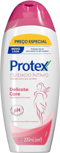 Sabonete Líquido Protex Cuidado Íntimo Delicate Care 200ml - Promo