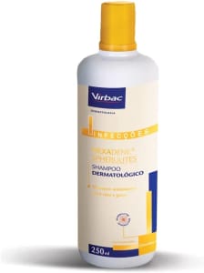 Shampoo Dermatológico Virbac Hexadene Spherulites Para Cães E Gatos - 250mL