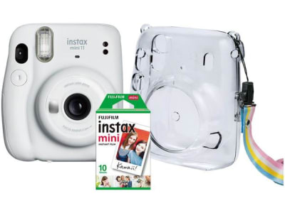 Instax Mini 11 Fujifilm Branco Flash Automático - com Acessórios - Magazine Ofertaesperta