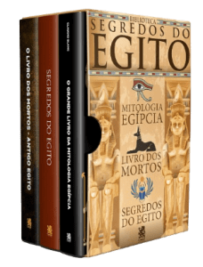 Box com 3 Livros Segredos do Egito - Camelot Editora