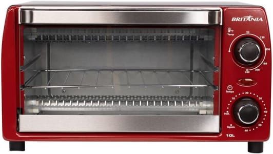 Forno Elétrico Britânia, BFE10v, 10L, 110V, (Vermelho)