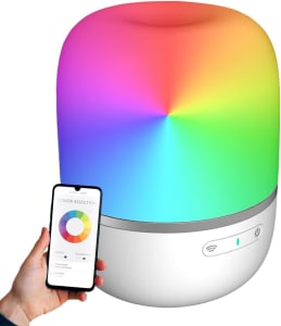 Luminária Inteligente Zawa, Wi-Fi, Cores RGB (Branco)