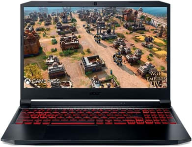 ACER Notebook Gamer Nitro 5 AN515-57-52LC, CI5 11400H, 8GB, 512GB SDD, (NVIDIA GTX 1650) Windows11. 15,6” LED FHD IPS Preto e vermelho