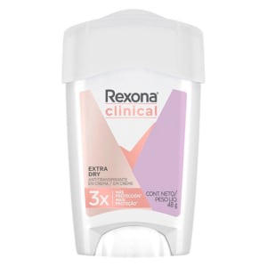 2 Unidades - Desodorante Antitranspirante Rexona Clinical Extra Dry Women Stick