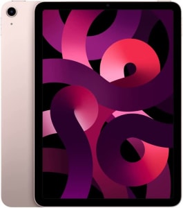  2022 Apple iPad Air (5ª geração, Wi-Fi, de 64 GB) - rosa 