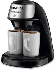 Cafeteira Elétrica Smart Coffe, Mondial, Preto/Inox, 500W, 220V - C-42-2X-BI