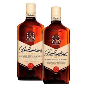 2 Unidades - Kit Whisky Escocês Ballantines Finest 750ml