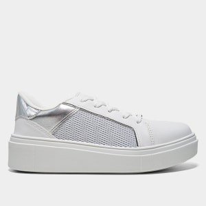 Tênis Vizzano Tela Lateral Feminino - Branco