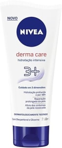 NIVEA Loção Hidratante Derma Care 200ml - Repara profundamente a pele ressecada, hidrata por 48h e protege dos sintomas da pele seca, fórmula de rápida absorção