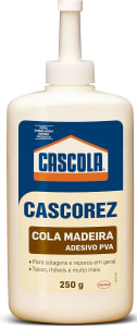 Cola Cascorez Para Madeira, Branco, 250 G, Cascola