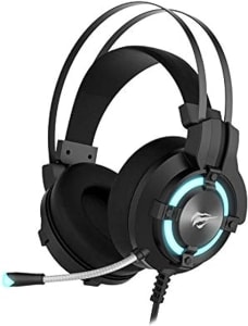 Headset Gamer USB 7.1 Iluminação LED 0Hz-20Khz, Falante de 40 mm, HAVIT, HV-H2212U, Preto