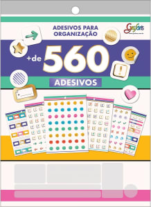 Tilibra - Bloco De Adesivos Decorados Metalizados Organizador -, 327492