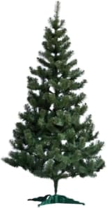 Árvore De Natal 1,20cm Pinheiro Luxo 280 Galhos Cheia Resistente Pinheiro De Natal Tradicional Verde Premium