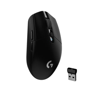 Mouse Gamer Sem Fio Logitech G305 LIGHTSPEED com 6 Botões Programáveis e Até 12.000 DPI - Preto