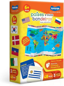 Países e suas Bandeiras - Jogo Educativo - Toyster Brinquedos