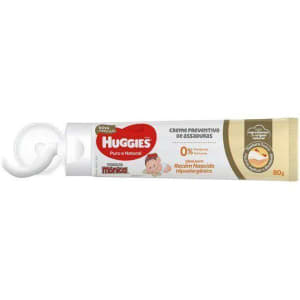 Creme Preventivo para Assaduras Infantil Huggies Puro e Natural 80g - IncolorCreme Preventivo para Assaduras Infantil Huggies Puro e Natural 80g - Incolor