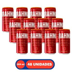 Cerveja Brahma Duplo Malte 269ml Lata 48 Unidades