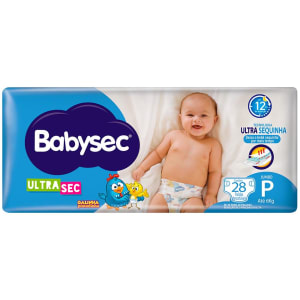 Fralda Babysec UltraSec Galinha Pintadinha Tam P - 28 Unidades