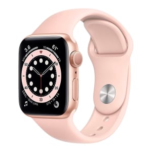 Apple Watch S6 40MM GPS com Case de Alumínio Gold e Sport Band Pink - MG123LL/A