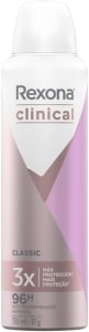 Antitranspirante Aerosol Rexona Clinical Classic - 150ml