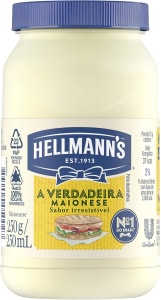 3 Unidades — Hellmann´s Maionese Tradicional 250G