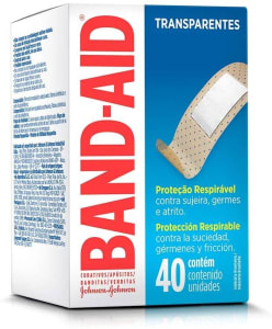 3 Unidades - Curativos Adesivos Regular Band-Aid 40 Unidades