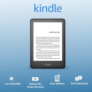 Kindle 10a. geração com bateria de longa duração - Cor Preta