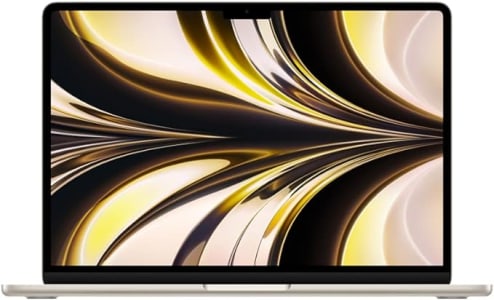 Apple notebook MacBook Air de 13 polegadas: Chip M2 da Apple com CPU de oito núcleos e GPU de oito núcleos, de 256 GB SSD - Estelar