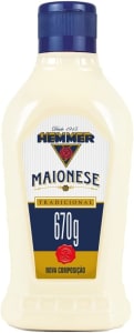 Hemmer Maionese Tradicional Squeeze 670G