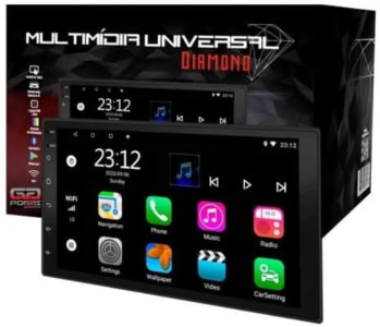 Central Multimidia Universal 7'' 2 Din Diamond Android 10