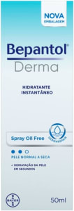 Bepantol Derma Spray Hidratante Bepantol Liquido, Oil Free, 50ml