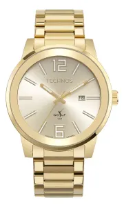 Relógio Analogico Masculino Technos Cayde 2115MXC1D, Caixa 45mm (Dourado)