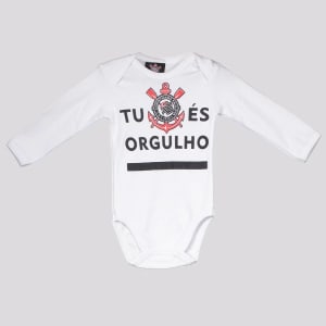 Body Corinthians Infantil Tu És Orgulho Branco