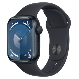 Apple Watch Series 9 41mm GPS Caixa Meia-Noite de Alumínio, Pulseira Esportiva Meia-Noite, Tamanho P/M, Neutro em Carbono - MR8W3BZ/A