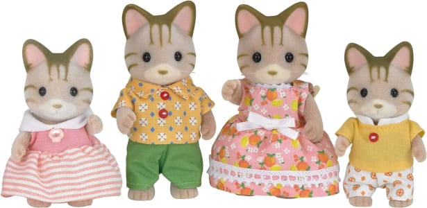 Família dos Gatos Listrados - Sylvanian Families (Multicor)