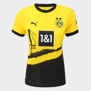 Camisa Borussia Dortmund Home 23/24 s/nº Torcedor Puma Feminina - Camisa de Time - Magazine Ofertaesperta