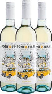 Kit 3 Ponto Final Vinho Verde por R$40,41 cada garrafa com cupom