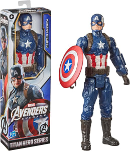 Marvel, Boneco Avengers Capitão América, Azul E Vermelho