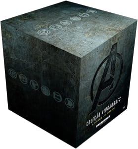  Coleção Vingadores 4 Filmes (9 Discos) [Blu-ray] - Steelbook 